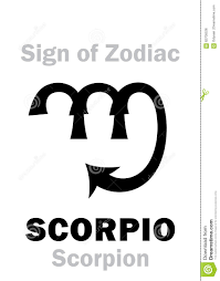 Astrology Sign Of Zodiac Scorpio The Scorpion Stock
