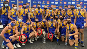 West coast eagles laminated shopping bag. Afl 2021 West Coast Eagles Derby Win Over Fremantle Juvenile Act Circle Game Right Wing Symbol Post Game Photo