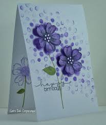 We will cover what sizes to cut cardstock for mats and layers for your cards. Bokeh Bo Keh Technique Dreamy Flower S Cards Handmade Simple Cards Handmade Birthday Cards