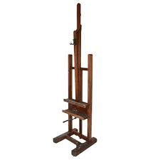 19th Century Large Adjustable Artist S Easel Artist Easel Easel Modular Walls