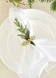 Diy Jingle Bell Napkin Ring Napkin Rings Napkin Rings Diy Christmas Napkin Rings