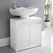 You'll find a huge variety of bathroom storage solutions in modern and traditional designs to suit your specific tastes. Norsk High Gloss Under Sink Cabinet Sink Cabinet Under Sink Cabinet Bathroom Under Sink Cabinet