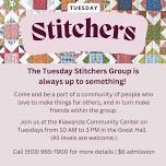 Tuesday Stitchers at The Kiawanda Community Center