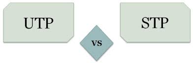 difference between utp and stp cables with comparison chart