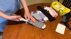 Wearing face masks in public places can help stop the spread of coronavirus, and some people have taken to making their own using a sock. How To Make A Face Mask Using A Sock