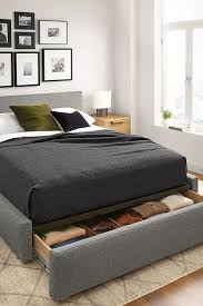 Wyatt Bed With Storage Drawer Modern Contemporary Beds Modern Bedroom Furniture Room Board Modern Storage Beds Bed Design Modern Modern Bedroom Furniture