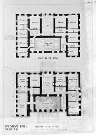 Raynham Hall 2 Floor Plans Architectural Floor Plans How To Plan House Plans Mansion