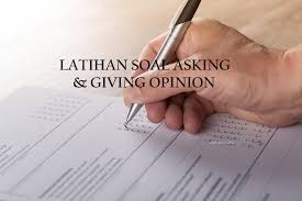 Check spelling or type a new query. Soal Asking Giving Opinion Pilihan Ganda English Class