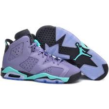 Black And Baby Blue Jordans Nike Air Jordan Vi 6 Retro Womens Shoes New Light Purple Black 111 Found On Polyvore Air Jordans Air Jordans Retro Jordans Girls