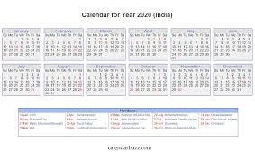 2020 Indian Holidays Calendar Printable In 2020 Holiday Calendar Printable Holiday Calendar Calendar Printables