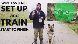 Have you got yourself a canine houdini? How To Setup And Train A Dog To A Wireless Invisible Fence Petsafe Stay And Play Youtube