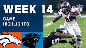 The total is set to 46.5 points. Broncos Vs Panthers Week 14 Highlights Nfl 2020 Youtube