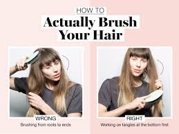 They will prevent the roughing up of the cuticle that is caused by blow drying and will help your hair look its best. How To Brush Your Hair Hair Brushing Tips That Will Give You Stronger Shinier Hair Glamour