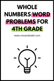 Operations With Whole Numbers Word Problems For 4th Grade Distance Learning Word Problems Solving Word Problems Problem Solving