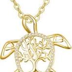 Amazon.com: Dreamboat Sea Turtle Pendant Necklace for Women ...