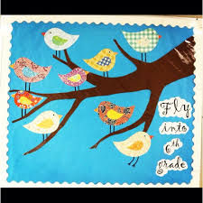 Back To School Bulletin Board Or You Could Say Come Soar With Me Through A New Year Back To School Bulletin Boards School Bulletin Boards Preschool Bulletin