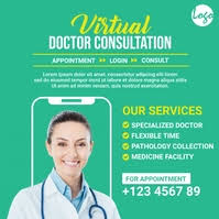 Maybe you would like to learn more about one of these? 1 560 Virtual Doctor Consultation Customizable Design Templates Postermywall