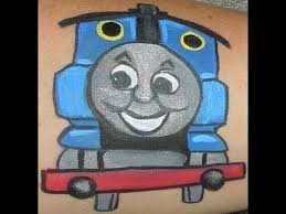 How To Paint Thomas The Train Step By Step St Charles Face Painter Youtube Face Painting Face Painting Designs Kids Face Paint