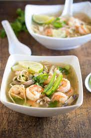 Spicy Shrimp Pho Ready In Under 30 Minutes Chef Savvy Recipe Shrimp Pho Soup Recipe Shrimp Pho Recipes