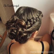 The updo and easy braid hairstyle options are endless. Double Braided Updo 40 Most Delightful Prom Updos For Long Hair In 2019 The Trending Hairstyle Page 29