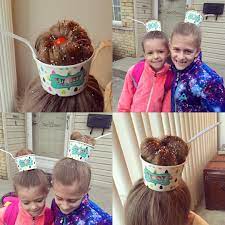 This unicorn hairstyle is such a cute and fun one! Crazy Hair Day Ideas For Your Kids School Spirit Week Popsugar Family