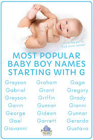 Baby Boy Names That Start With G In 2020 Unique Baby Boy Names Unique Boy Names Baby Boy Names