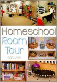 Want some homeschool room setup ideas? Homeschool Rooms Spaces