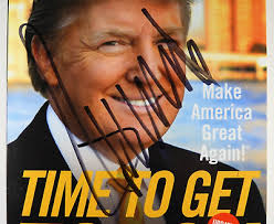 Time To Get Tough" SIGNED by Donald Trump
