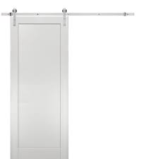 Find the right doors and windows on sale to help complete your home improvement project. Sliding Barn Door 30 X 80 With Stainless Steel 6 6ft Hardware Walmart Com Walmart Com