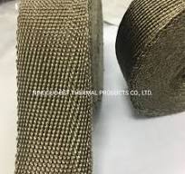 Copper Header Platinum Pack Diesel Engine Exhaust Insulation Thermal  Materials Heat Resistant Lava Rock Fiber Exhaust Wrap Heat Tape Titanium