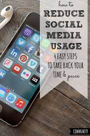 Jan 07, 2020 · 6 ways to reduce your social media use in 2020. How To Reduce Social Media Usage In 4 Easy Steps Social Media Usage Social Media Detox Social Media