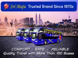 Sri maju express buses ply routes between singapore and major cities in malaysia such as malacca, kuala lumpur, genting highlands, ipoh, penang sri maju express is the common name used for the express bus services operate by the sri maju group. Sri Maju Group Express Bus Services Malaysia Singapore