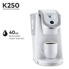 Amazon Com Keurig K250 Single Serve K Cup Pod Coffee Maker With Strength Control Sandy Pearl Kitchen Dinin Single Serve Coffee Makers Coffee Maker Keurig