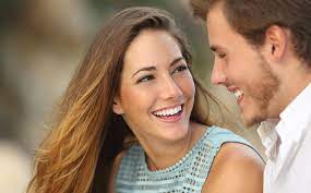 A study published in the western journal of communication found that 75 percent of happy couples laugh together at least once a day. Happy Couple Smiling Laughing Together Shauna Z