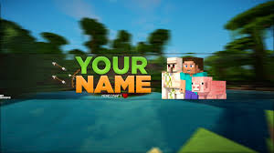 Minecraft Youtube Banner Template Minecraft Youtube Banner Youtube Banners Youtube Banner Template