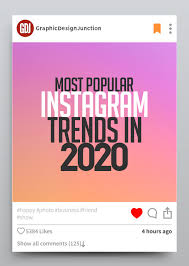 My personal top five graphic design instagram accounts for inspiration. 10 Most Popular Instagram Trends In 2020 Articles Graphic Design Junction
