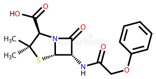 À la base, la pénicilline est une toxine qui provient de la moisissure penicillium provenant. Formule Structurale De La Penicilline V Illustration De Vecteur Illustration Du Immunise Antibiotique 22746497