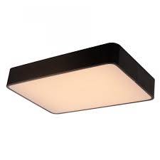 Review on the best led flush mount ceiling lights available. Aperture 48 Watt Matte Black Finish Integrated Led Square Flush Mount Ceiling Light 24 In L X 24 In 1036rmv Illuminations Of The Triad