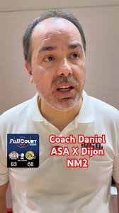 Coach Daniel sur la victoire de ASA vs Dijon en #nm2 #fullcourtalsace  #basket #alsace