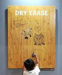 木なのに書いて消せる 木目がステキなホワイトボードをdiy diyレシピ インテリア 家具 子供部屋のデコレーション インテリア 収納