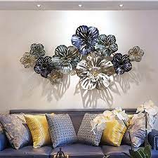 Metal Wall Art Decor Modern Wall Art Sculpture 3d Hollowed Flower Designed Metal Decorat Contemporary Metal Wall Art Wall Sculpture Art Abstract Metal Wall Art