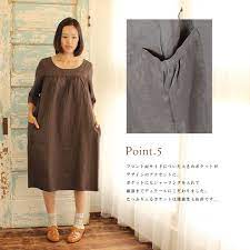 楽天市場 リネン ワンピース 送料無料 リネンワンピース リネン100 ワンピース レディースファッション ナチュラル ロングワンピース 七分袖 麻ワンピース 無地ワンピース 麻100 服 100 リネン stefano 多色 春ワンピ 夏ワンピ 秋ワンピ 大きめ リネンカフェ