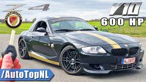 The bmw z4 arrived in 2002 to replace the bmw z3 introduced in 1995. V10 Powered Bmw Z4 E85 600hp Manhart Review On Autobahn By Autotopnl Youtube