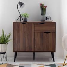 Select a filing cabinet with features like locking drawers for increased security or casters for mobility. Cosmoliving Buffet Sideboard Cabinet 100cm Contemporary 2 Door 1 Drawer Buffet Table Cosmoliving