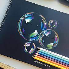 Rachel Rachelldesigns Instagram Photos And Videos Color Pencil Drawing Art Drawings Beautiful Bubble Drawing