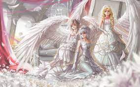 Pin By Liltrak Trak On Angels I Believe And You Angel Wallpaper Anime Angel Fantasy Girl