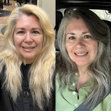 Decided to cut my hair at 51! Before and after....