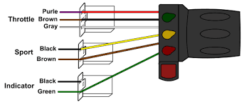 Ebike controller rev 1 wiring diagram 0.5 amp j19.13 key switch f brake switch r brake switch cruise control signal return vbat pos j44, j45 50 amp j7.1 j7.3 vbat neg j42 throttle pwr throttle input throttle gnd. Electric Scooter Throttle Wiring Diagram