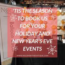 Tis The Season To Book Your Christmas Party Balloon Decor Check Out Some Of Our Favorite Christmas Decor Holiday Balloons Custom Balloons New Years Eve Events