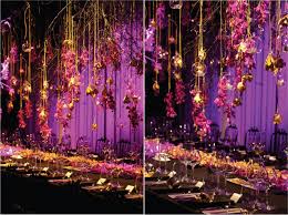 Looking for a simple and stunning table accent? Suspended Wedding Centerpieces Floral Chandeliers Belle The Magazine